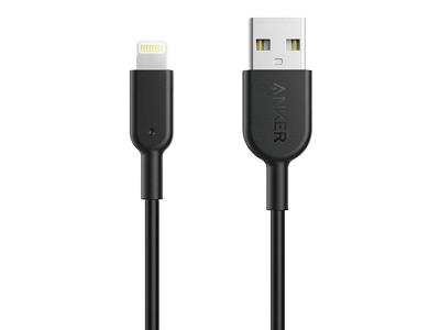 Anker cable lightning power line 30 cm Black