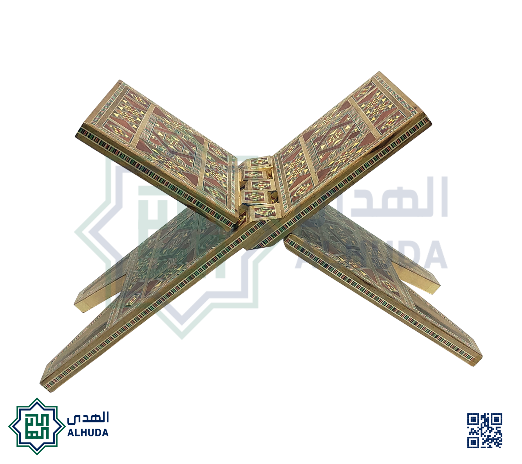 كرسي مصحف موزاييك دمشقي يدوي