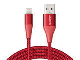 Anker cable lightning power line 90 cm Red